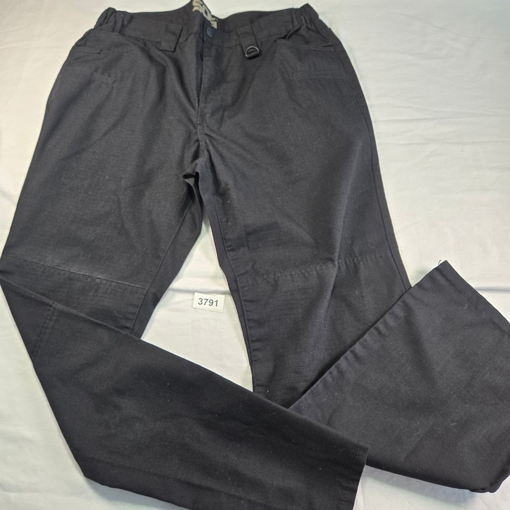 SOG Tactical Cargo Pants Black Mens 34/30 Ripstop Durable Work Outdoor